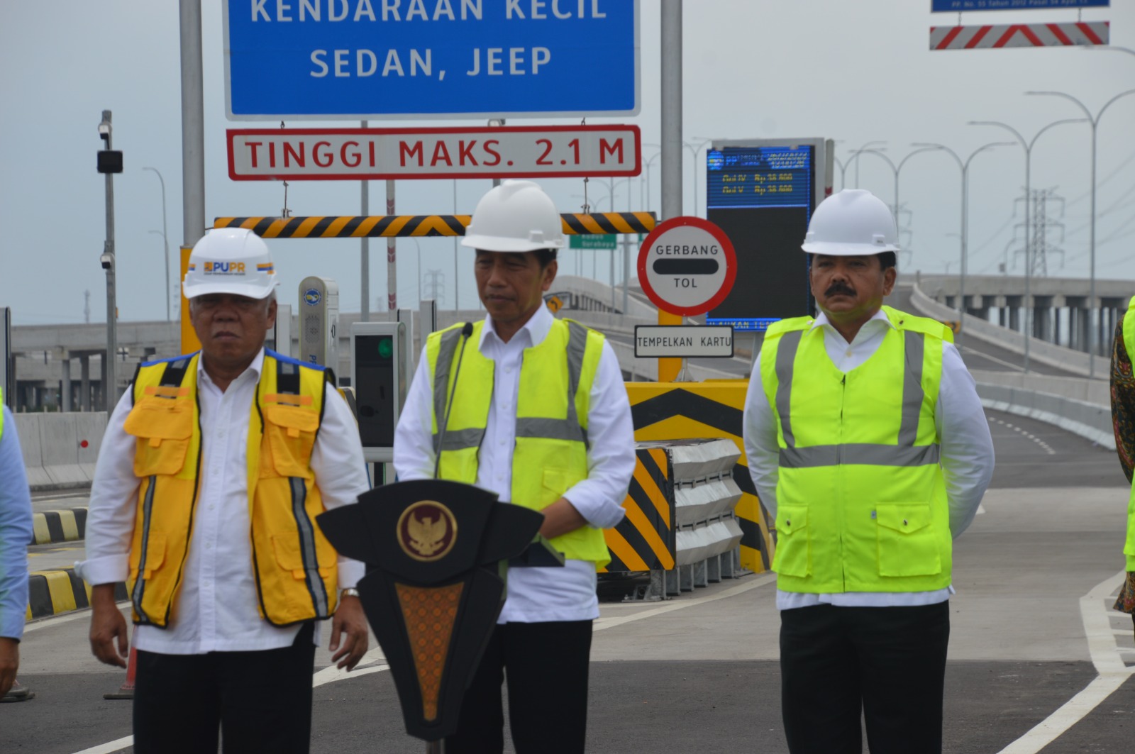 Tol Sayung - Demak Seksi II di Resmikan Presiden RI Ir. H. Joko Widodo